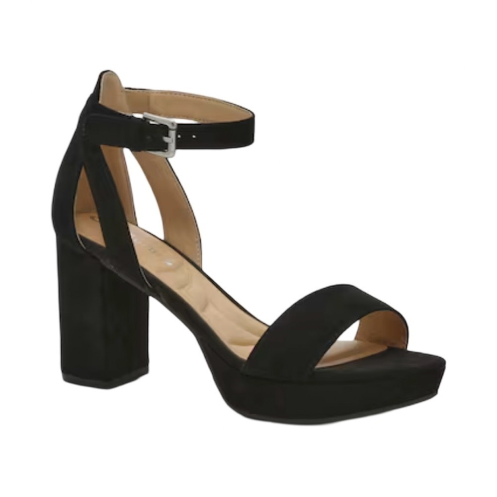 CL by Laundry Go On Platform Block Heel Sandal Size 7.5 NWOT